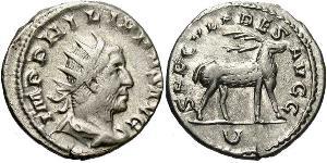 1 Antoniniano Impero romano (27BC-395) Argento Filippo I (204-249)