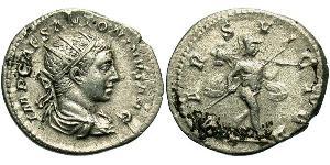 1 Antoniniano Impero romano (27BC-395) Argento Eliogabalo (203-222)