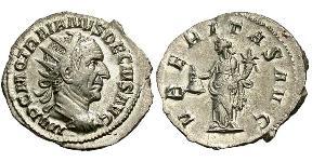 1 Antoniniano Impero romano (27BC-395) Argento Traiano Decio (201-251)