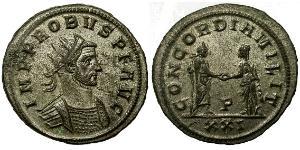 1 Antoniniano Impero romano (27BC-395) Argento Probo (232-282)