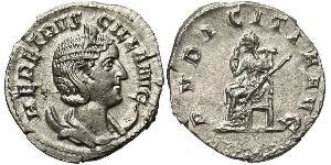 1 Antoniniano Impero romano (27BC-395) Argento Herennia Etruscilla (249-251)