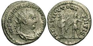 1 Antoniniano Impero romano (27BC-395) Argento Valeriano I (193-260)