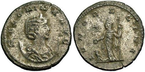 1 Antoniniano Impero romano (27BC-395) Argento Salonina (?-268)