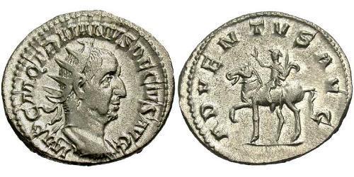 1 Antoniniano Impero romano (27BC-395) Argento Traiano Decio (201-251)