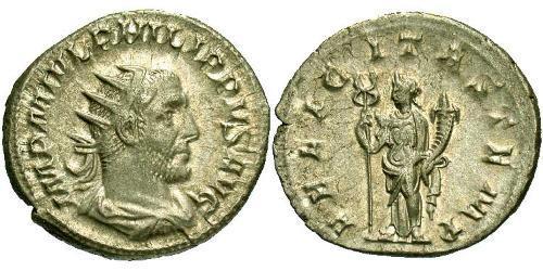 1 Antoniniano Impero romano (27BC-395) Argento Filippo I (204-249)