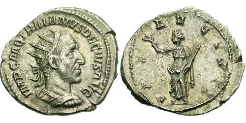 1 Antoniniano Impero romano (27BC-395) Argento Traiano Decio (201-251)
