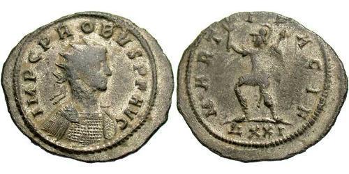 1 Antoniniano Impero romano (27BC-395) Argento Probo (232-282)