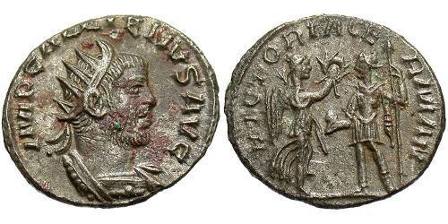 1 Antoniniano Impero romano (27BC-395) Argento Gallieno (218-268)