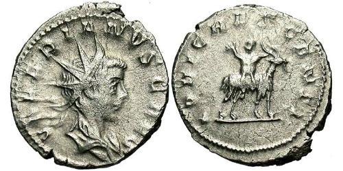 1 Antoniniano Impero romano (27BC-395) Argento Valeriano II (?-258)