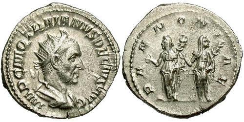 1 Antoniniano Impero romano (27BC-395) Argento Traiano Decio (201-251)