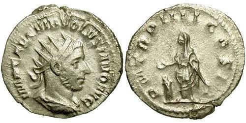 1 Antoniniano Impero romano (27BC-395) Argento Volusiano (235-253)