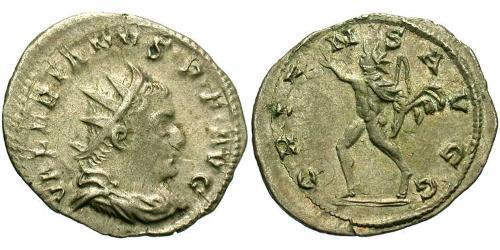 1 Antoniniano Impero romano (27BC-395) Argento Valeriano I (193-260)