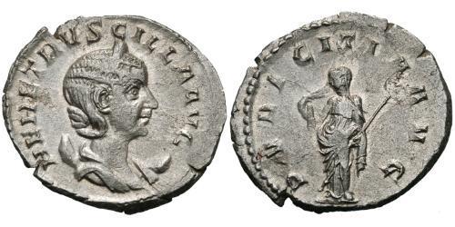 1 Antoniniano Impero romano (27BC-395) Argento Herennia Etruscilla (249-251)