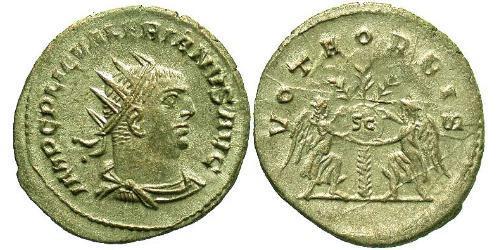 1 Antoniniano Impero romano (27BC-395) Argento Valeriano I (193-260)