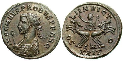 1 Antoniniano Impero romano (27BC-395) Argento Probo (232-282)