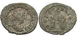 1 Antoniniano Impero romano (27BC-395) Biglione Argento Cornelio Salonino (242 - 260)