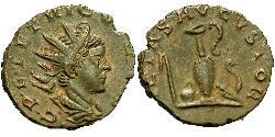 1 Antoniniano Imperio Galo (260-274) Bronce Tetricus II (?-?)