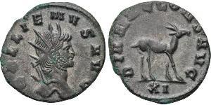 1 Antoniniano Imperio romano (27BC-395) Bronce Galieno (218-268)