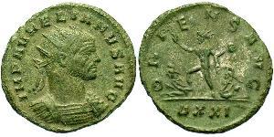 1 Antoniniano Imperio romano (27BC-395) Bronce Aureliano (215-275)