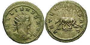1 Antoniniano Imperio romano (27BC-395) Bronce Galieno (218-268)