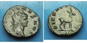 1 Antoniniano Imperio romano (27BC-395) Bronce Galieno (218-268)