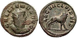 1 Antoniniano Imperio romano (27BC-395) Bronce Galieno (218-268)