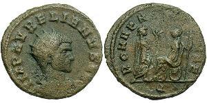 1 Antoniniano Imperio romano (27BC-395) Bronce Aureliano (215-275)