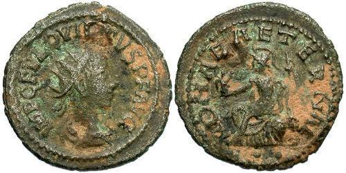 1 Antoniniano Imperio romano (27BC-395) Bronce Quieto (?-261)