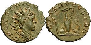 1 Antoniniano Impero delle Gallie (260-274) Bronzo Tetrico  II (?-?)