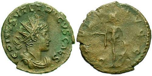 1 Antoniniano Impero delle Gallie (260-274) Bronzo Tetrico  II (?-?)