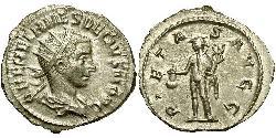 1 Antoniniano Impero romano (27BC-395) Bronzo Erennio Etrusco (227-251)