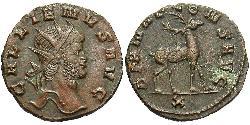 1 Antoniniano Impero romano (27BC-395) Bronzo Gallieno (218-268)