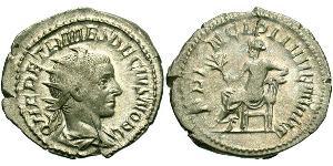 1 Antoniniano Impero romano (27BC-395) Bronzo Erennio Etrusco (227-251)