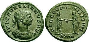 1 Antoniniano Impero romano (27BC-395) Bronzo Aureliano (215-275)