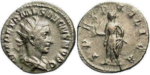 1 Antoniniano Impero romano (27BC-395) Bronzo Erennio Etrusco (227-251)