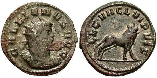1 Antoniniano Impero romano (27BC-395) Bronzo Gallieno (218-268)