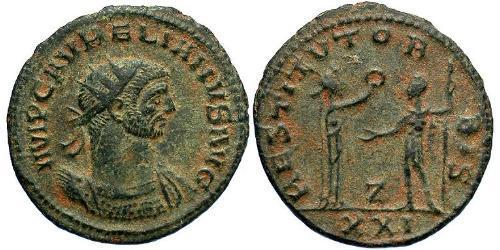 1 Antoniniano Impero romano (27BC-395) Bronzo Aureliano (215-275)