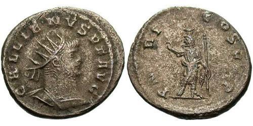 1 Antoniniano Impero romano (27BC-395) Bronzo Gallieno (218-268)