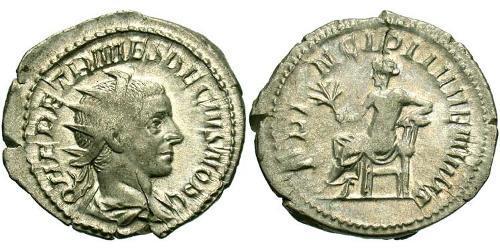 1 Antoniniano Impero romano (27BC-395) Bronzo Erennio Etrusco (227-251)