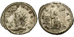1 Antoniniano Imperio romano (27BC-395) Cobre/Plata Galieno (218-268)