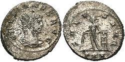 1 Antoniniano Imperio romano (27BC-395) Cobre/Plata Galieno (218-268)