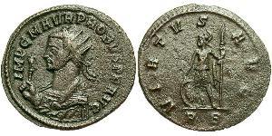 1 Antoniniano Imperio romano (27BC-395) Cobre/Plata Probo (232-282)