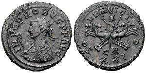 1 Antoniniano Imperio romano (27BC-395) Cobre/Plata Probo (232-282)