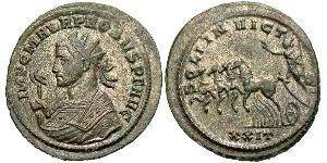 1 Antoniniano Imperio romano (27BC-395) Cobre/Plata Probo (232-282)