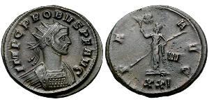 1 Antoniniano Imperio romano (27BC-395) Cobre/Plata Probo (232-282)
