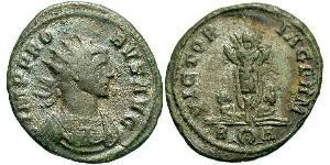 1 Antoniniano Imperio romano (27BC-395) Cobre/Plata Probo (232-282)