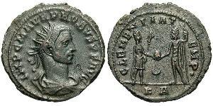 1 Antoniniano Imperio romano (27BC-395) Cobre/Plata Probo (232-282)