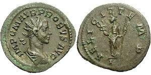 1 Antoniniano Imperio romano (27BC-395) Cobre/Plata Probo (232-282)