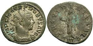 1 Antoniniano Imperio romano (27BC-395) Cobre/Plata Probo (232-282)