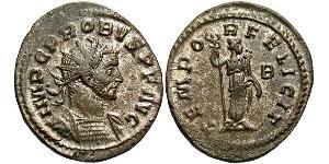 1 Antoniniano Imperio romano (27BC-395) Cobre/Plata Probo (232-282)